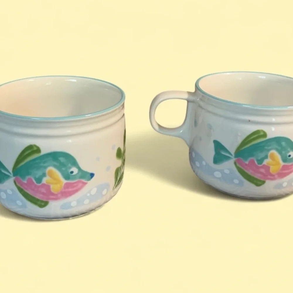 VTG Studio Nova Barrier Reef Coffee Cups Mugs Beach Fish Ocean (KT324)
